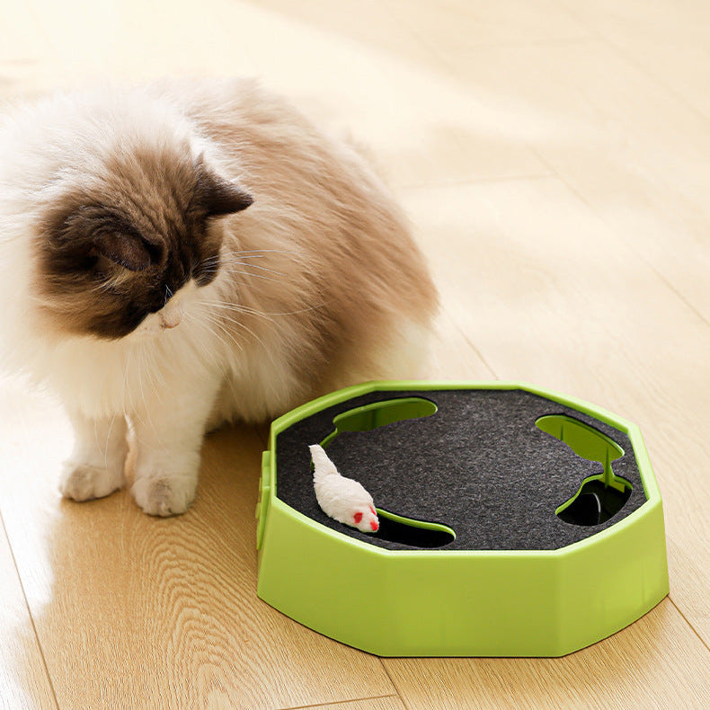 Adjustable Speed Electric Moving Mouse Interactive Pet Toy