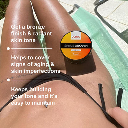 Shine Brown Tanning Cream and Aloe Vera Gel