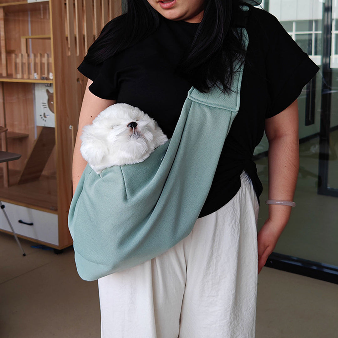 Single-shoulder crossbody pet carrier
