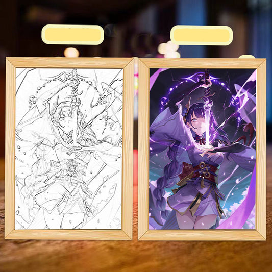 Table line luminous painting