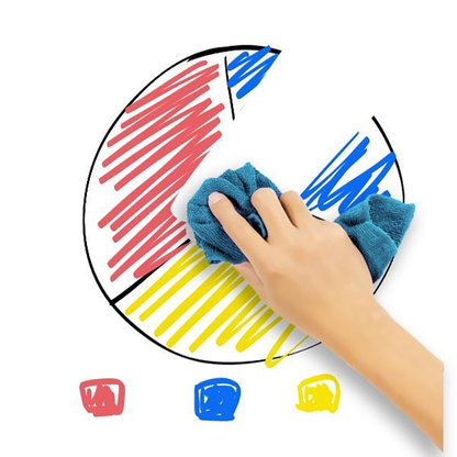 Self-adhesive erasable blackboard stickers