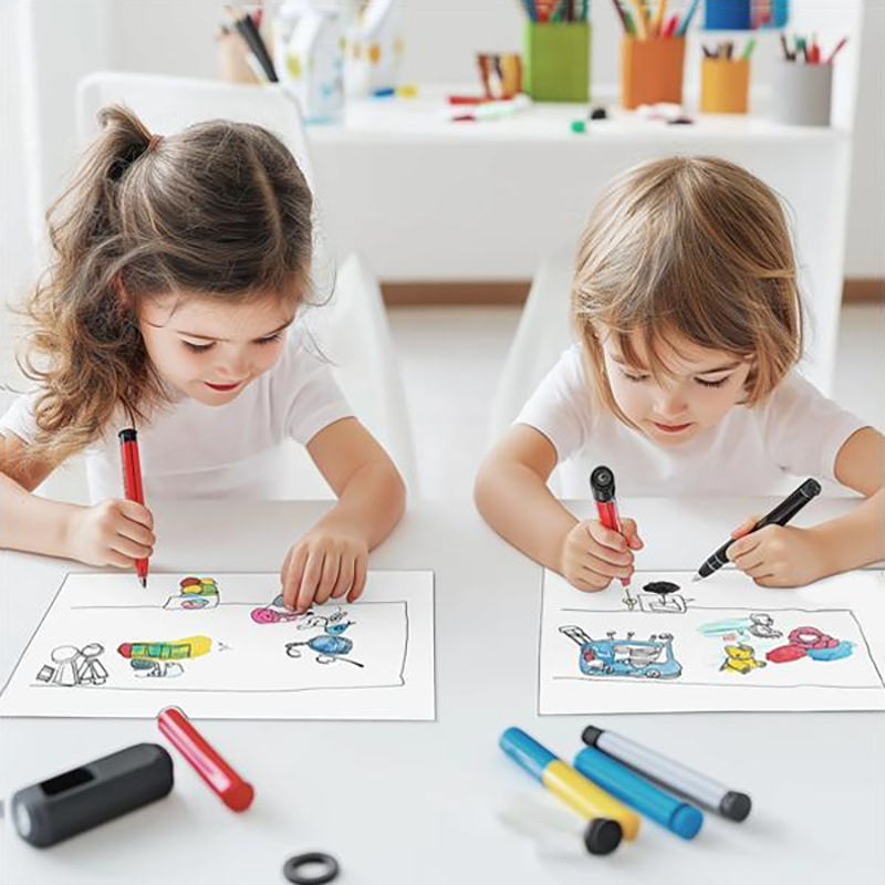 Self-adhesive erasable blackboard stickers