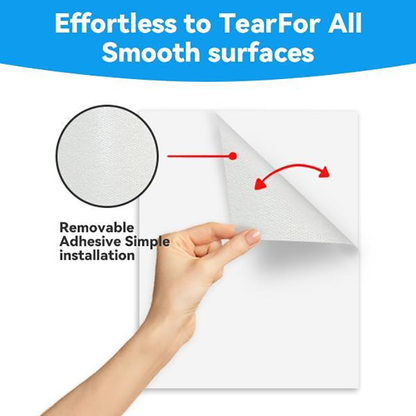 Self-adhesive erasable blackboard stickers