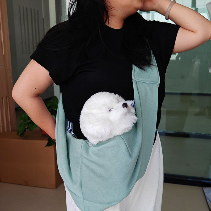 Single-shoulder crossbody pet carrier