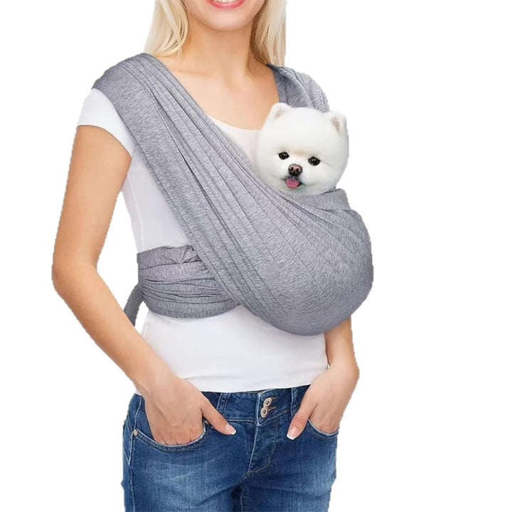 Portable foldable pet chest bag