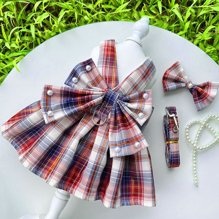 Pet JK-style skirt harness