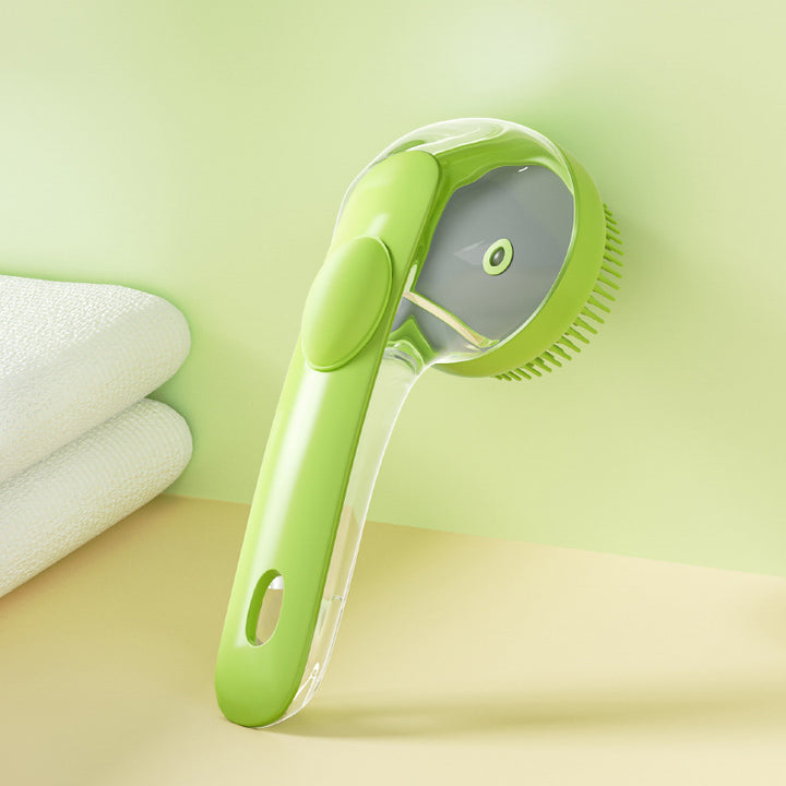 Pet silicone bath massage brush