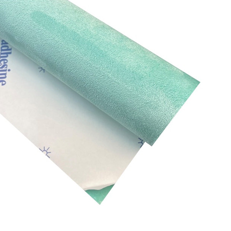 Self-adhesive plush