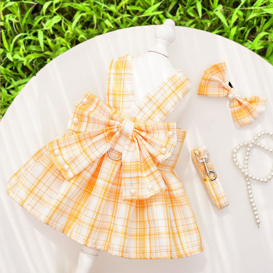Pet JK-style skirt harness