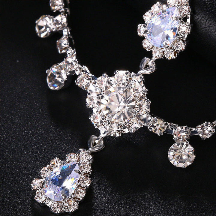 Water droplet forehead chain hair accessory