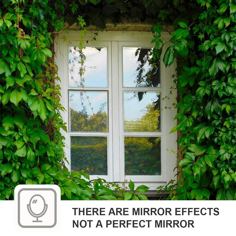 Adhesive-free one-way heat-insulating glass film