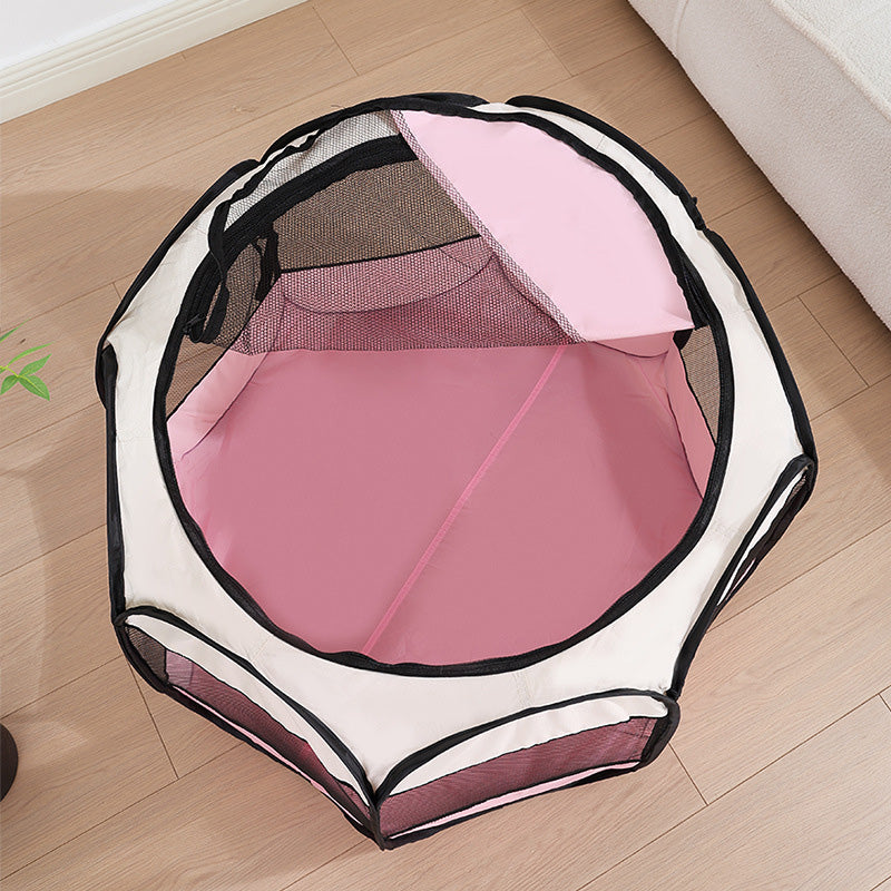 Portable pet fence tent