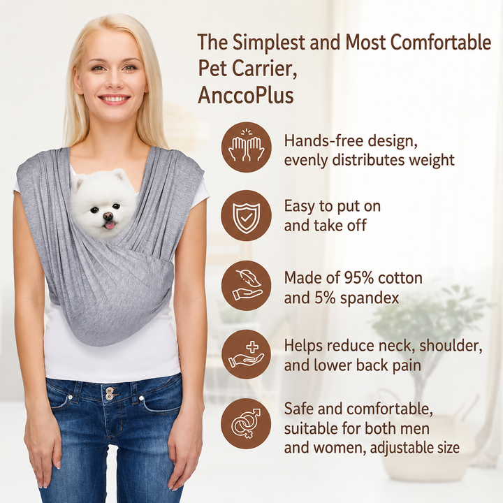 Portable pet chest carrier