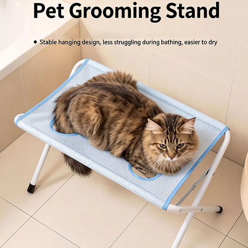 Pet bathing stand