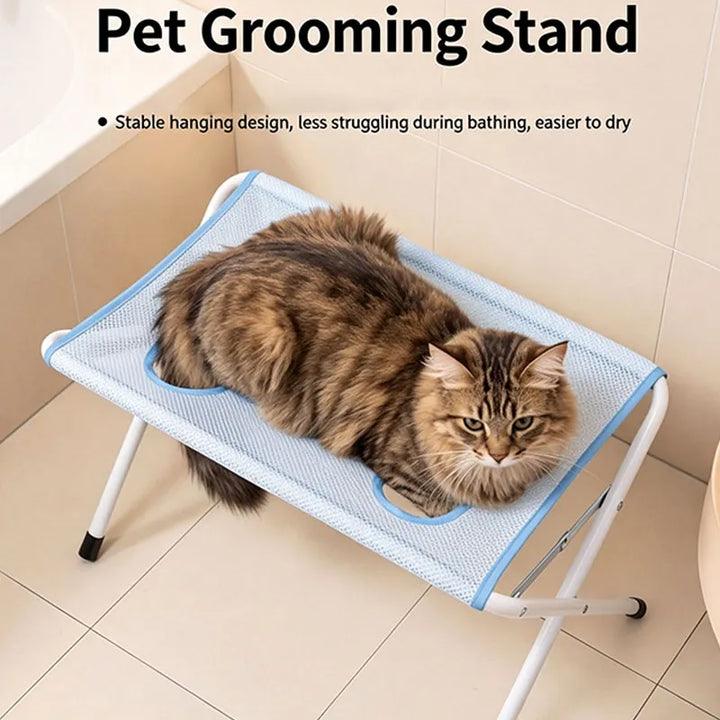 Pet bathing stand