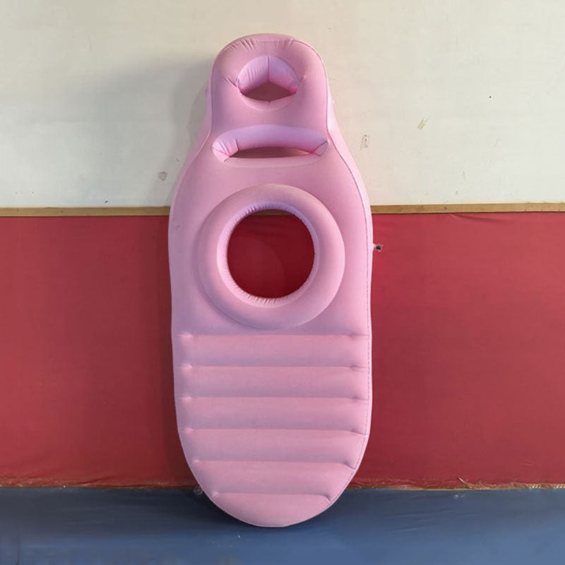 Inflatable concave cushion for pregnant women