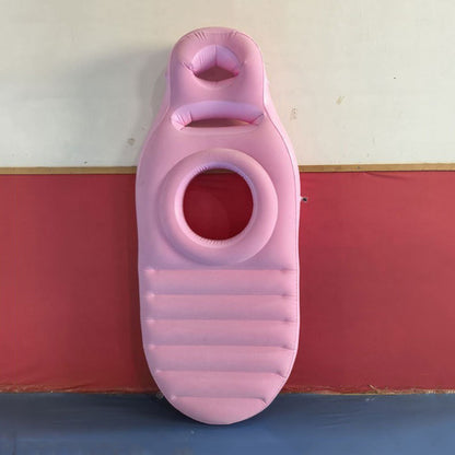 Inflatable concave cushion for pregnant women