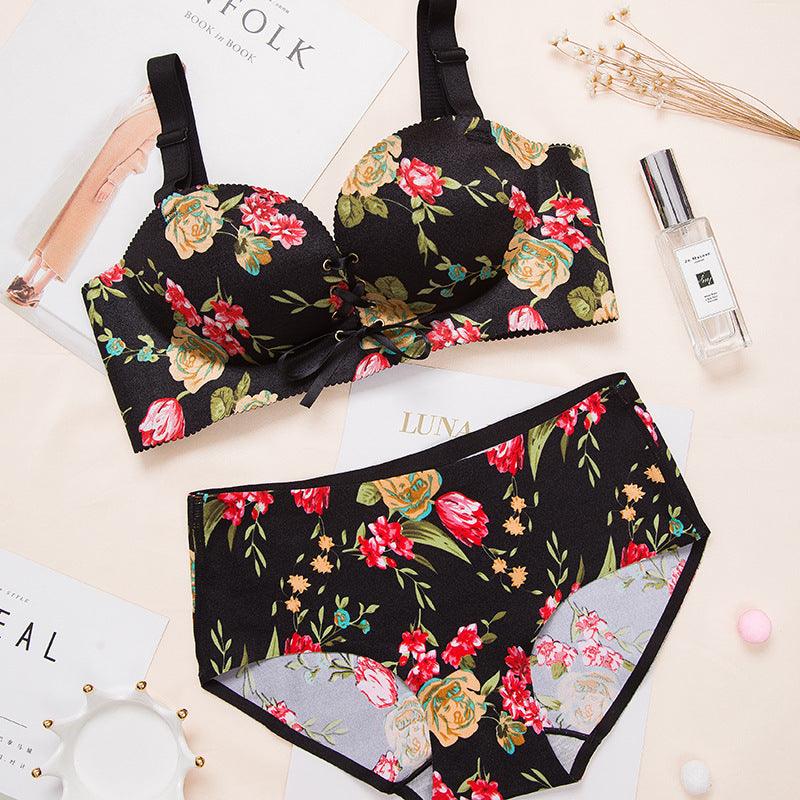 Bandage push-up bra set