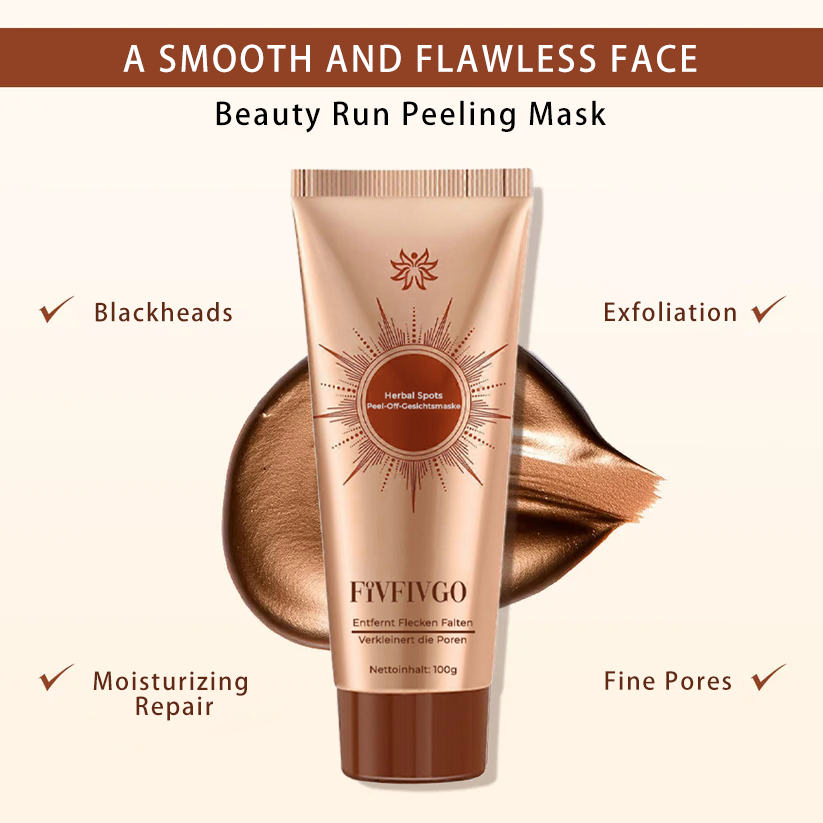 Herbal acne peeling mask