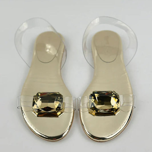 Crystal breathable sandals