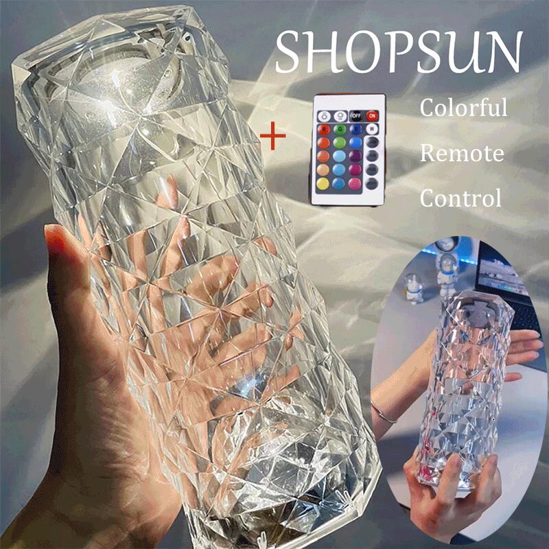 🌟3 Colors Adjustable Diamond Table Lamp - Perfect Home Lamp🌟