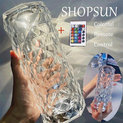 🌟3 Colors Adjustable Diamond Table Lamp - Perfect Home Lamp🌟