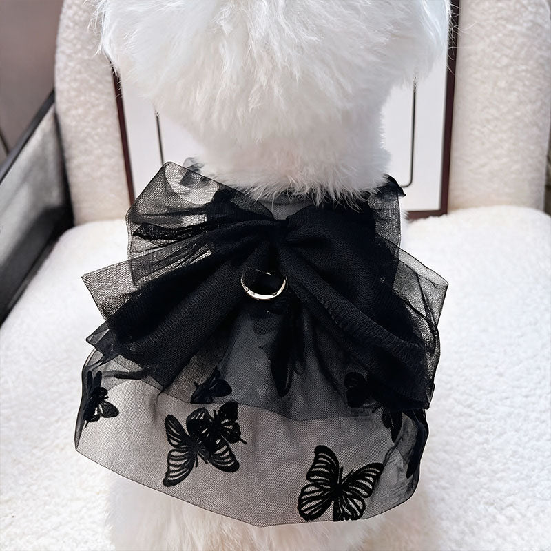 Dog-shaped tulle princess dress
