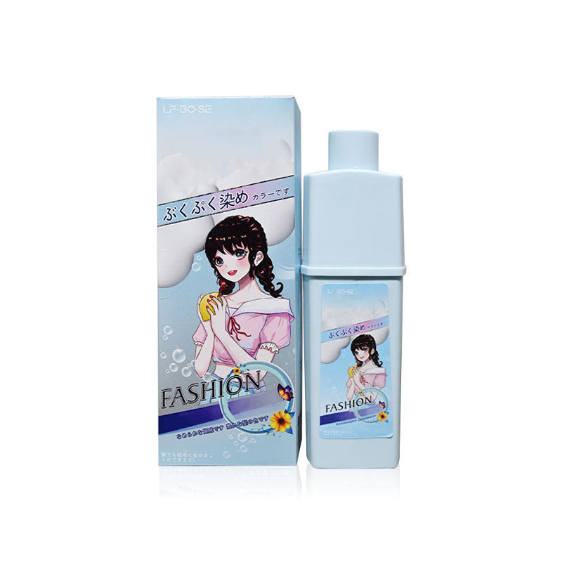 Bubble hair dye