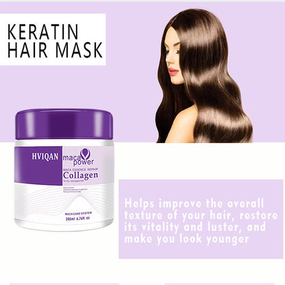 Purple hair mask