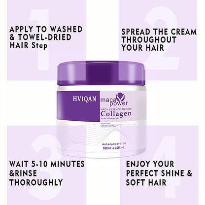 Purple hair mask