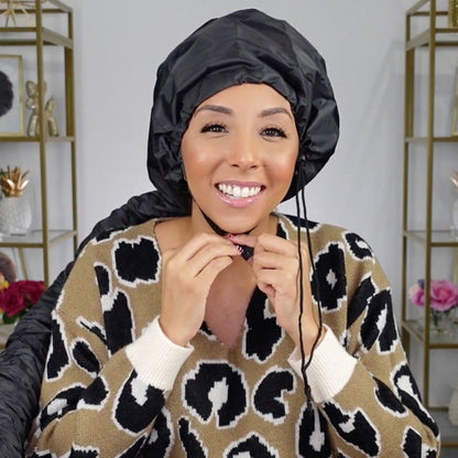 Hood-type hair dryer attachment