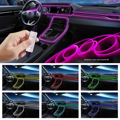 Car ambient lighting with seven colors