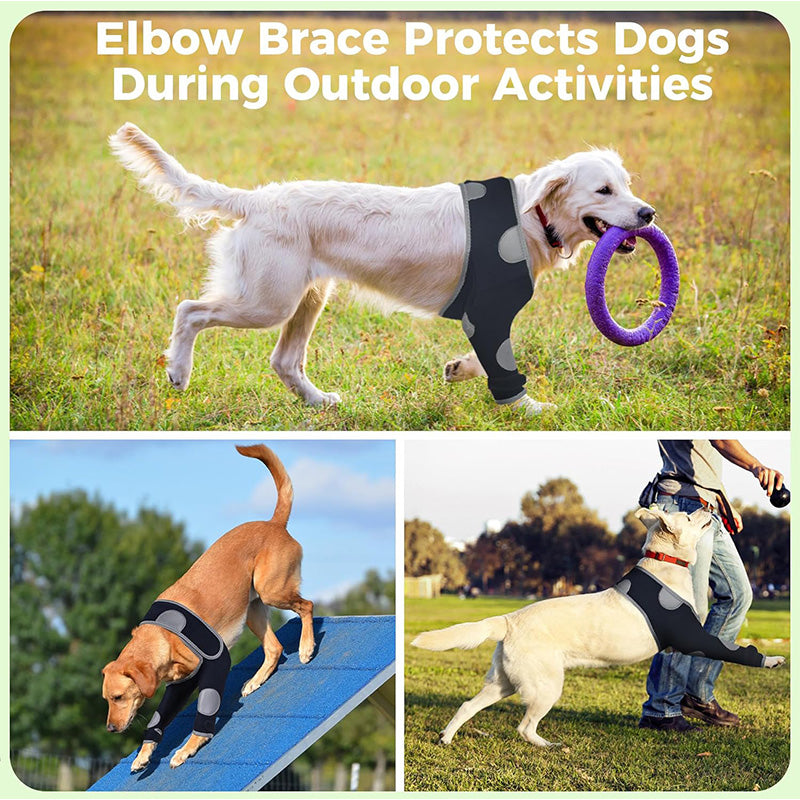 Reflective and breathable dog leg protector