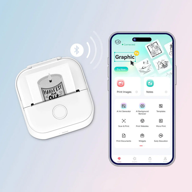 Portable Pocket Mini Printer