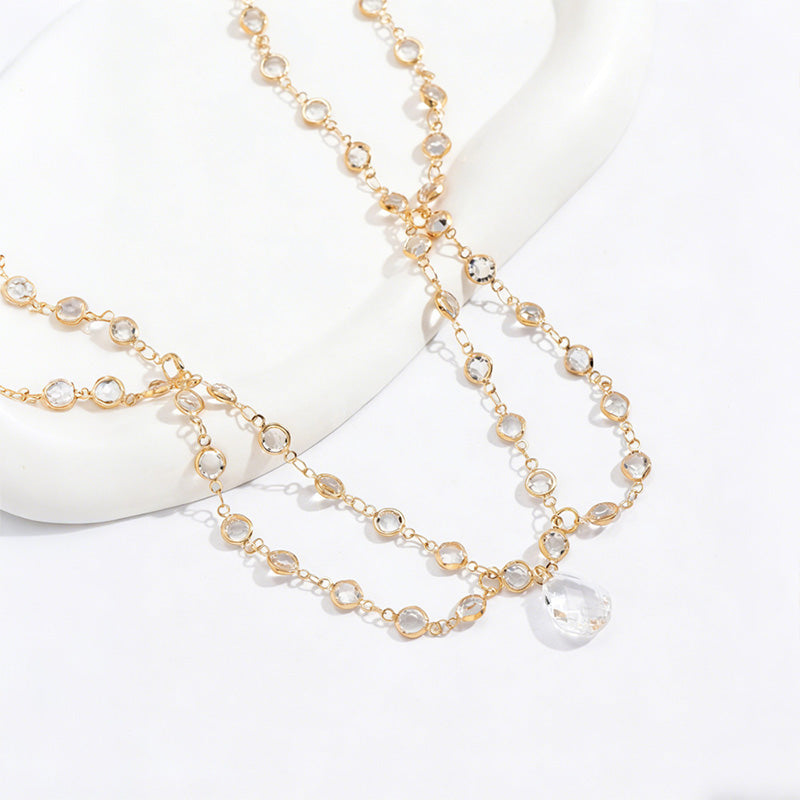 Bohemian Pearl Teardrop Tassel Forehead Ornament