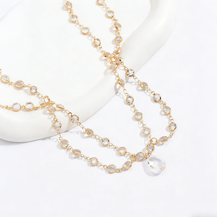 Bohemian Pearl Teardrop Tassel Forehead Ornament