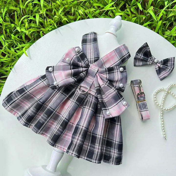 Pet JK-style skirt harness