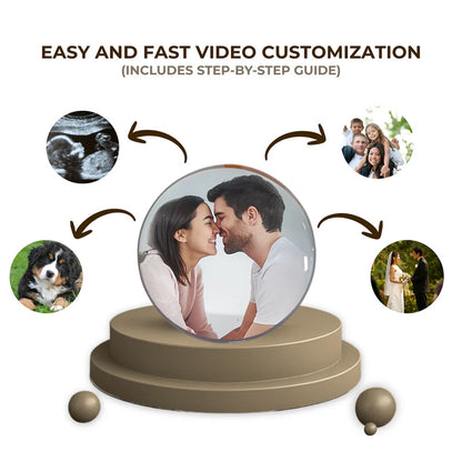 Creative electronic ball souvenirs