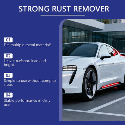 Multi-effect rust remover spray