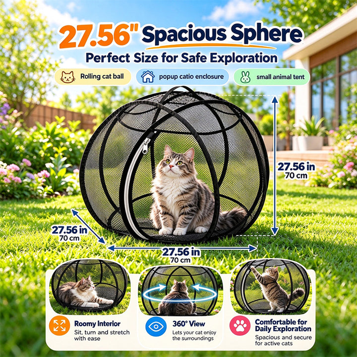 Foldable cat playpen