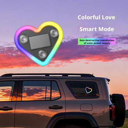 Car heart-shaped ambient lights