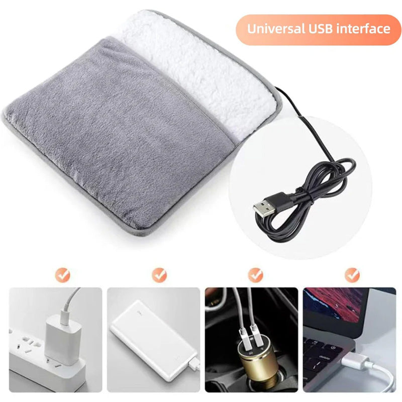 Thermostatic heating pad hand warmer