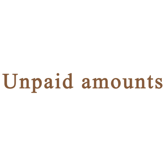 Unpaid amounts