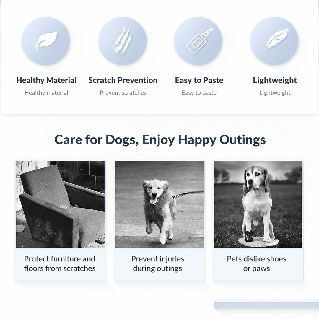 4-Pack Dog Anti Slip Paw Grips