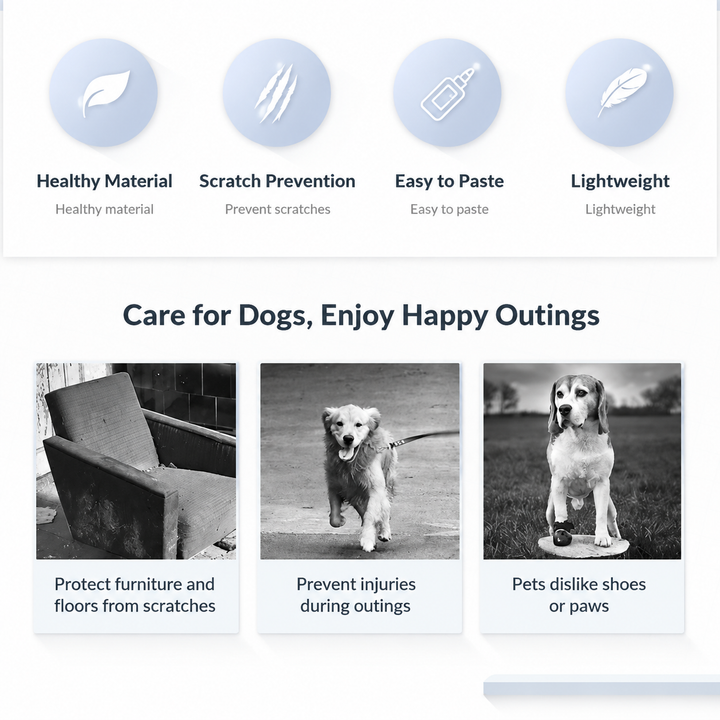 4-Pack Dog Anti Slip Paw Grips