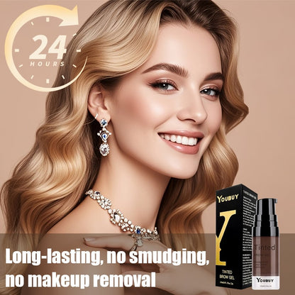 Long-lasting waterproof eyebrow dye
