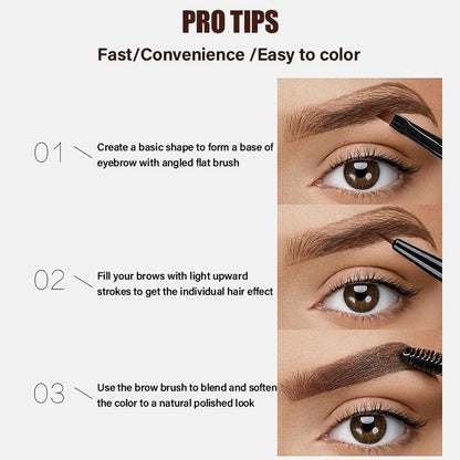 Long-lasting waterproof eyebrow dye