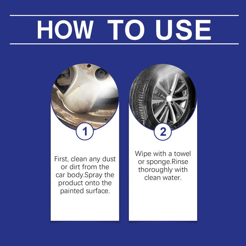 Multi-effect rust remover spray