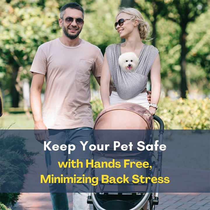 Portable foldable pet chest bag