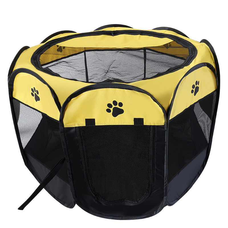 Portable pet fence tent